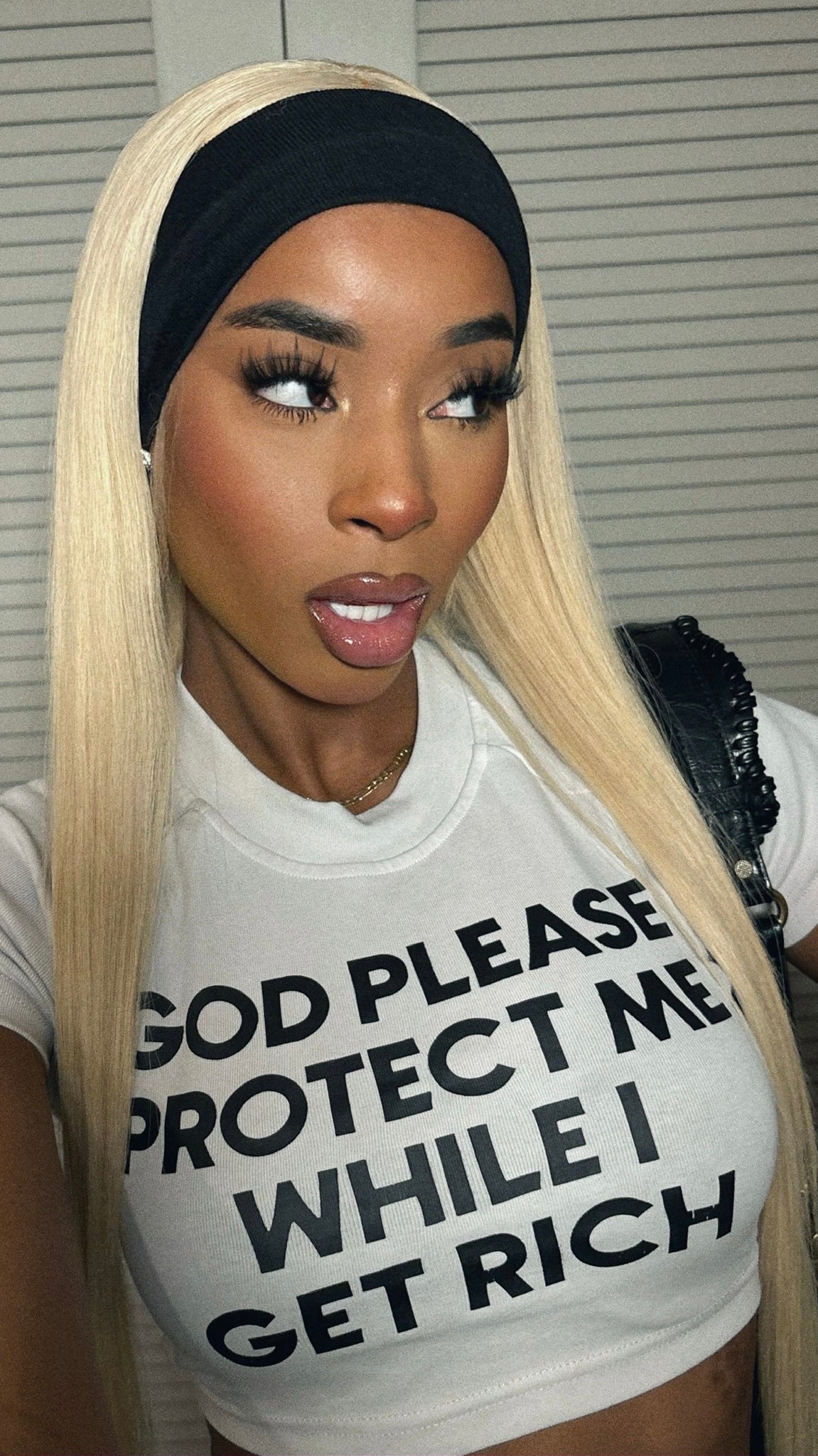 “God Please Protect Me” Crop Top