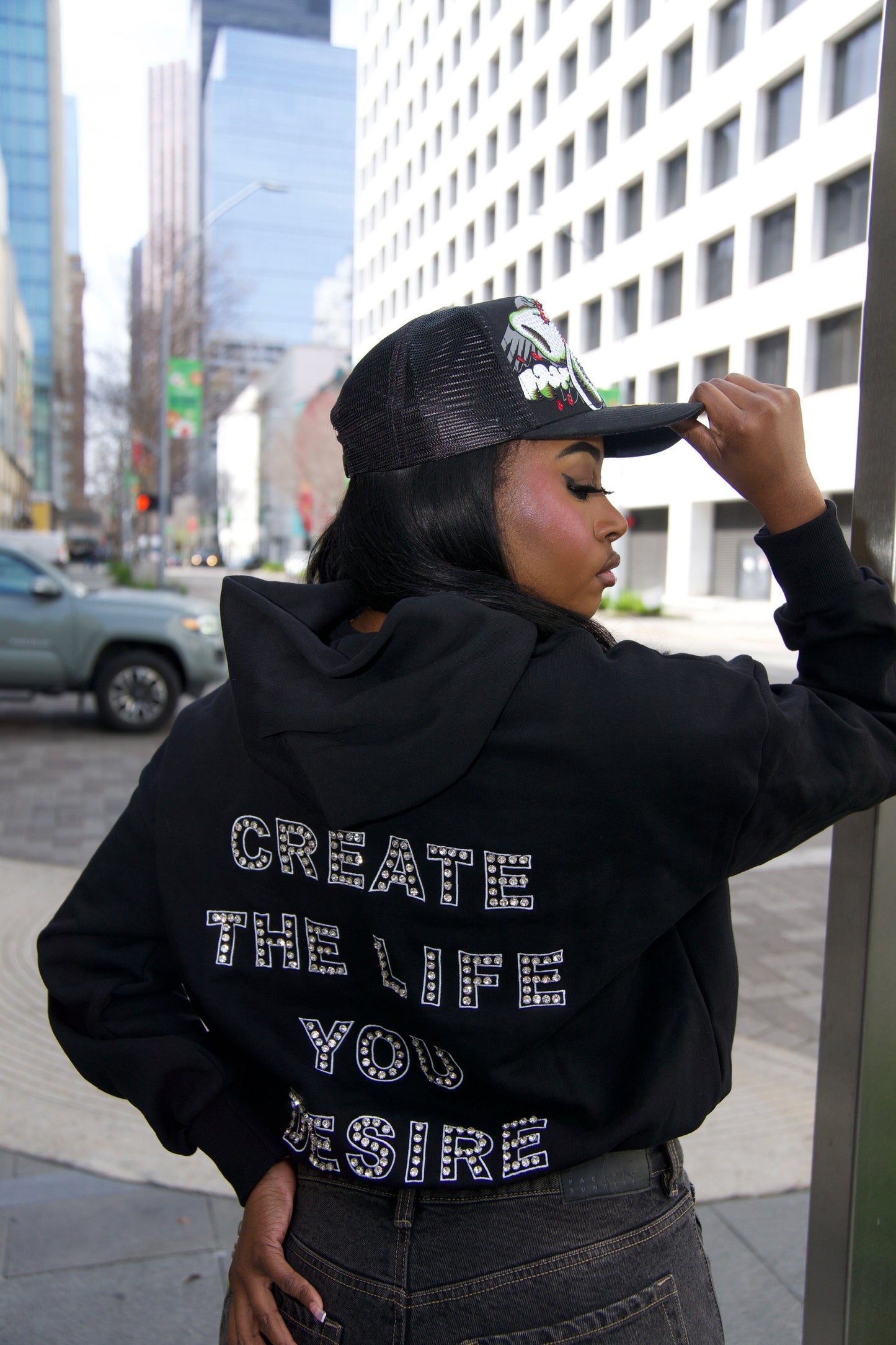 Black “Create The Life You Desire” Hoodie